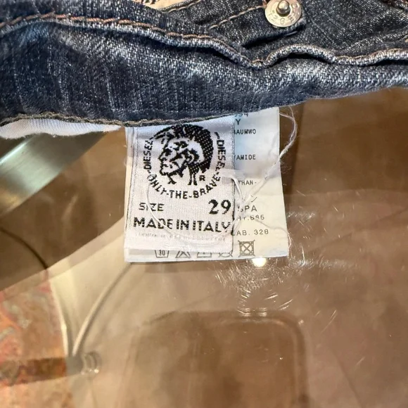 Vintage  2001 Diesel Industry Blue Bootcut Jeans Women's Size 29 Italy - Picture 12 of 15